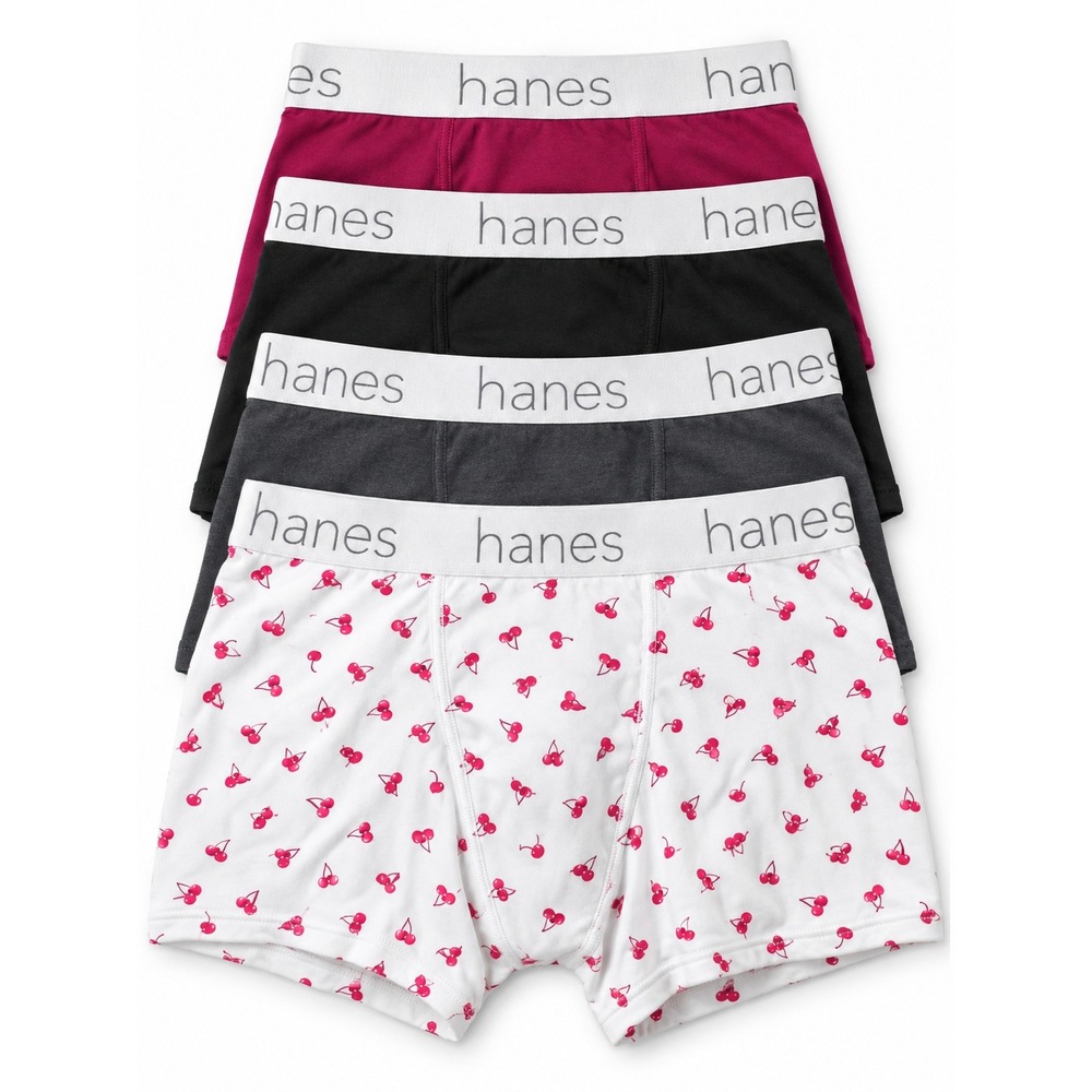 Hanes Premium Men's Boxer Briefs 4-Pack Size Small Assorted Colors NWT